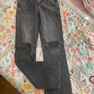 Girls size 000 American Eagle Outfitters Black Denim